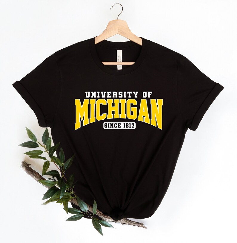 University Of Michigan Shirt, Michigan State Shirt, Michigan State University Shirt