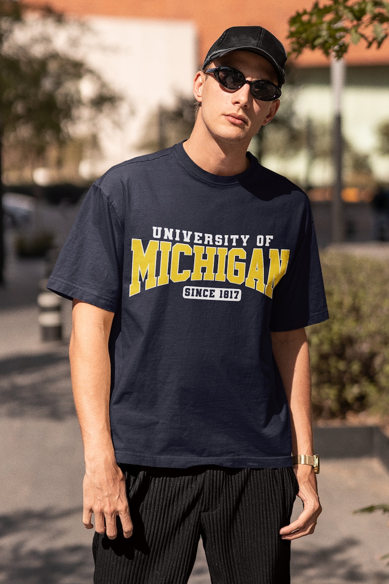 University Of Michigan Shirt, Michigan State Shirt, Michigan State University Shirt
