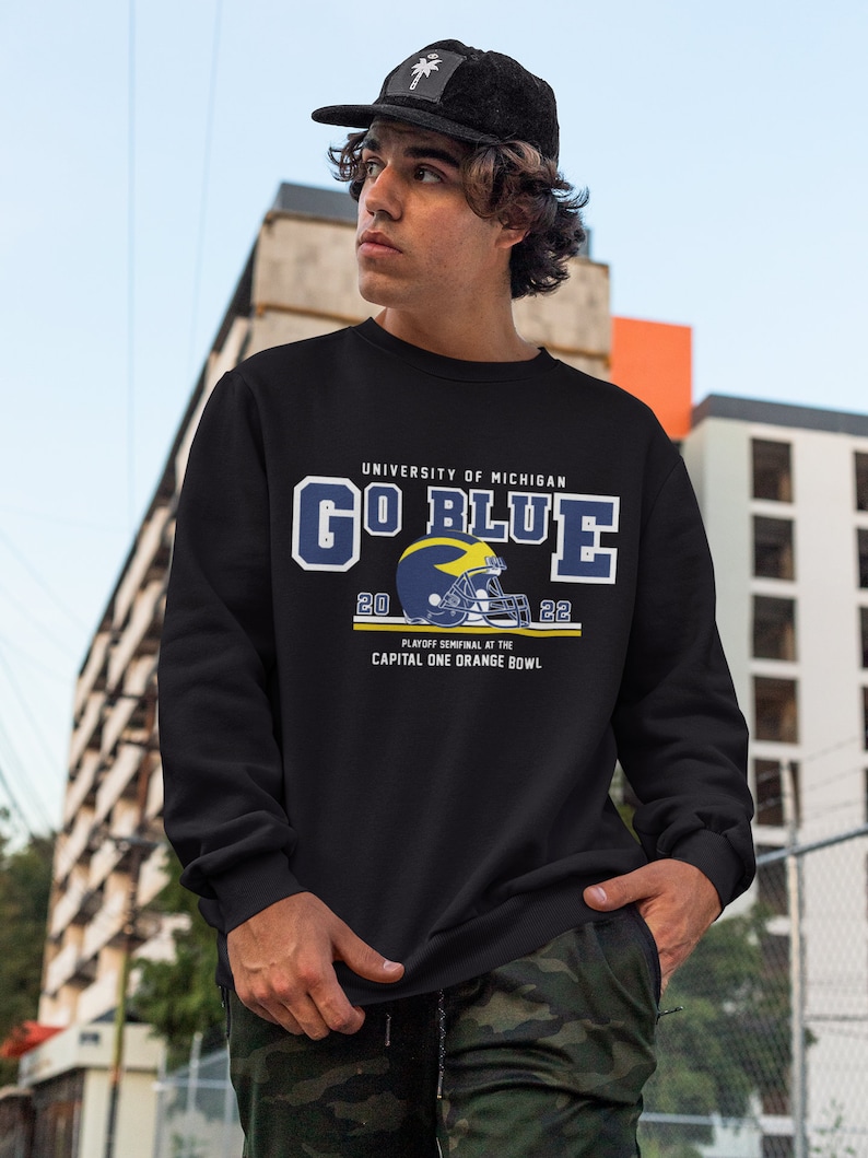 University Of Michigan Sweatshirt, Michigan State Hoodie, Michigan Go Blue Sweater