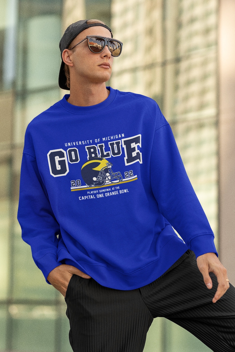 University Of Michigan Sweatshirt, Michigan State Hoodie, Michigan Go Blue Sweater