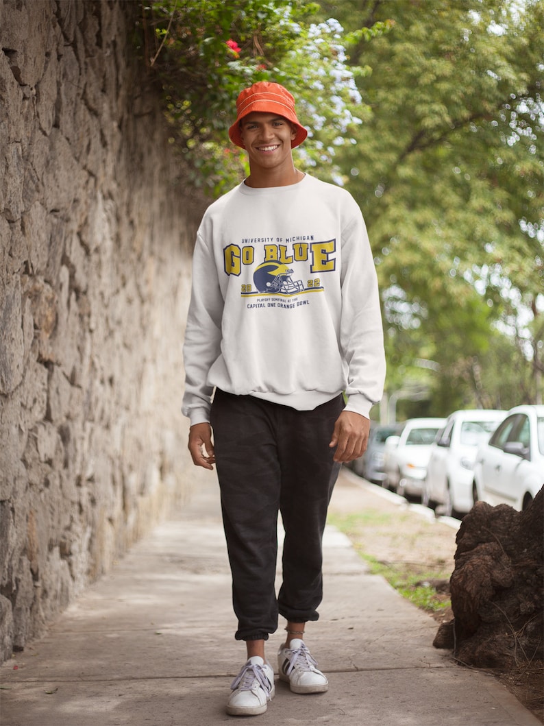 University Of Michigan Sweatshirt, Michigan State Hoodie, Michigan Go Blue Sweater