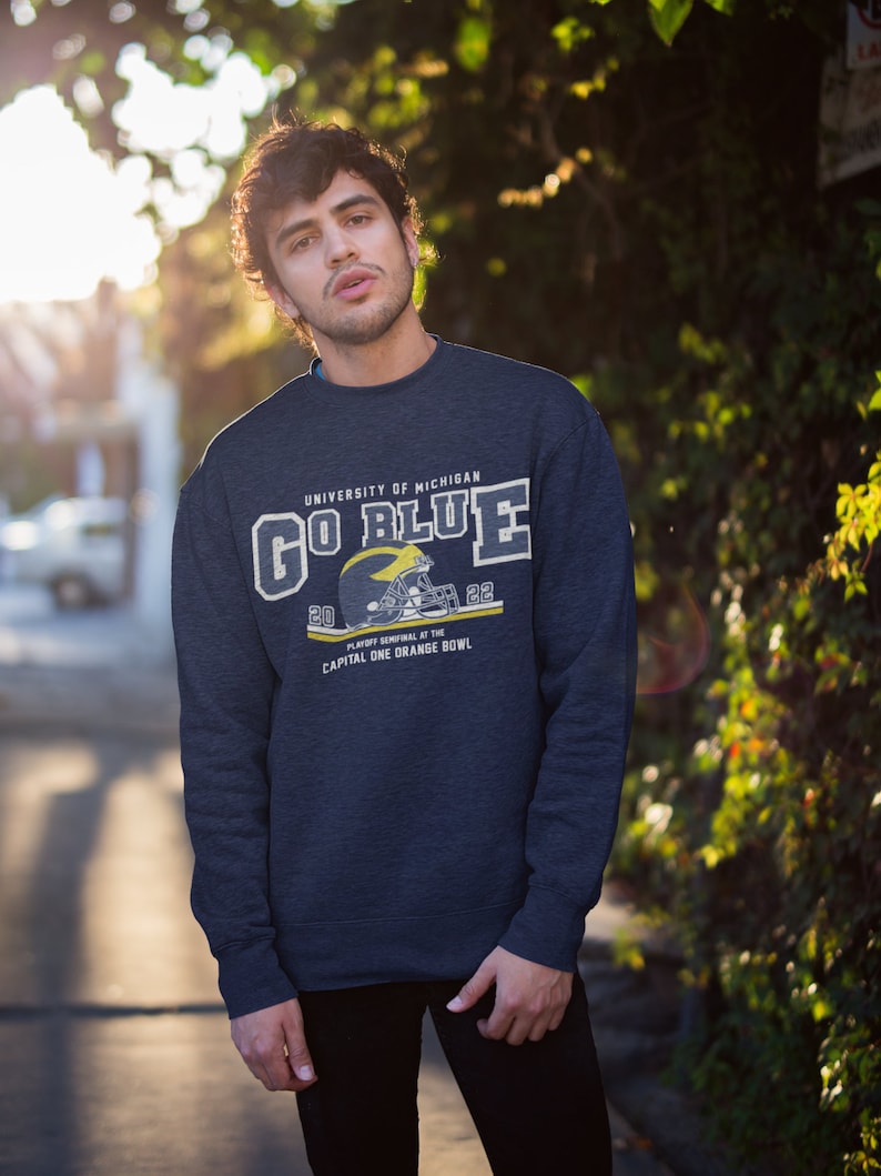 University Of Michigan Sweatshirt, Michigan State Hoodie, Michigan Go Blue Sweater