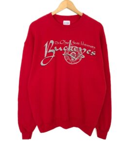 University Ohio State Buckeyes Spellout Pullover Jumper Sweatshirt Vintage 90s