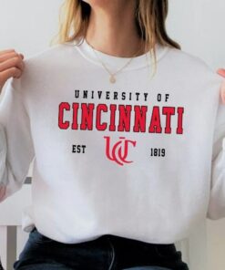 University of Cincinnati Sweatshirt, Cincinnati Sweatshirt, College Sweatshirt, University Shirt, Colege Shirt, Custom University