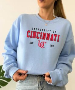 University of Cincinnati Sweatshirt, Cincinnati Sweatshirt, College Sweatshirt, University Shirt, Colege Shirt, Custom University