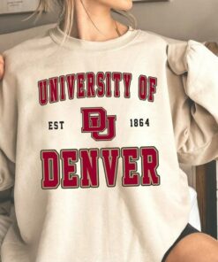 University of Denver Sweatshirt, Denver Hoodie, University of Denver, Denver Sweatshirt, College Sweatshirt, Denver Shirt, Denver Gifts
