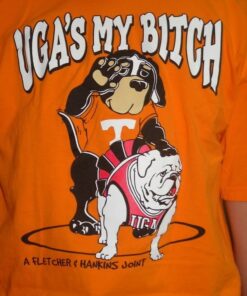 VGA's My Bitch Vintage Tennessee Volunteers Football Shirt Unisex Cotton Men Women