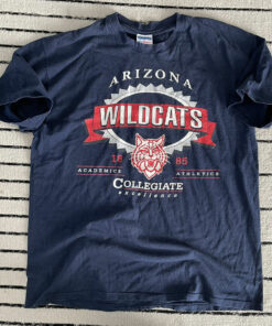 VTG 90s Hanes Arizona Wildcats University College Sports Single Stitch Tshirt