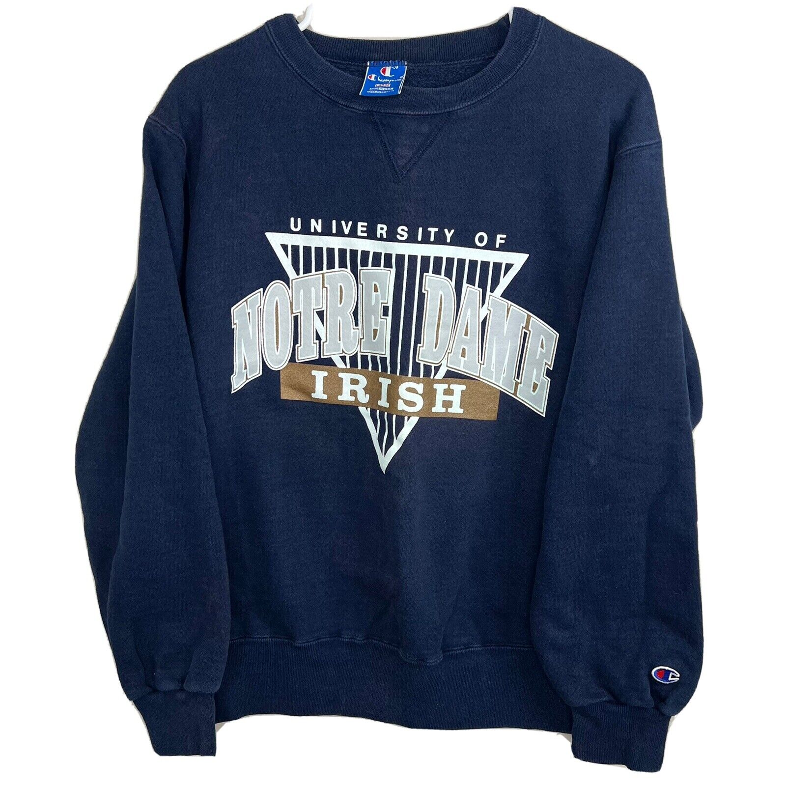 VTG Champion Notre Dame Fighting Irish College Crew Sweater Sweatshirt