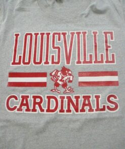 VTG Eastport University of Louisville 'Cardinals' Sports NCAA T Shirt