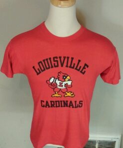 ViNtAgE 70's 80's Paper Thin Louisville Cardinals Champion T Shirt