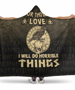 Viking Forget The Mistake Remember The Lesson Hooded Blanket