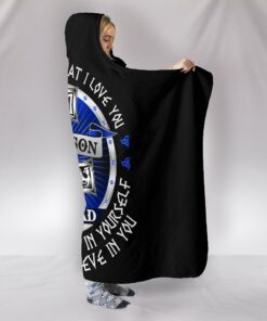 Viking Hooded Blanket, Family Dad and Son