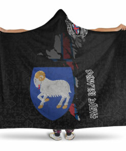 Viking Hooded Blanket, Faroe Island Hooded Blanket