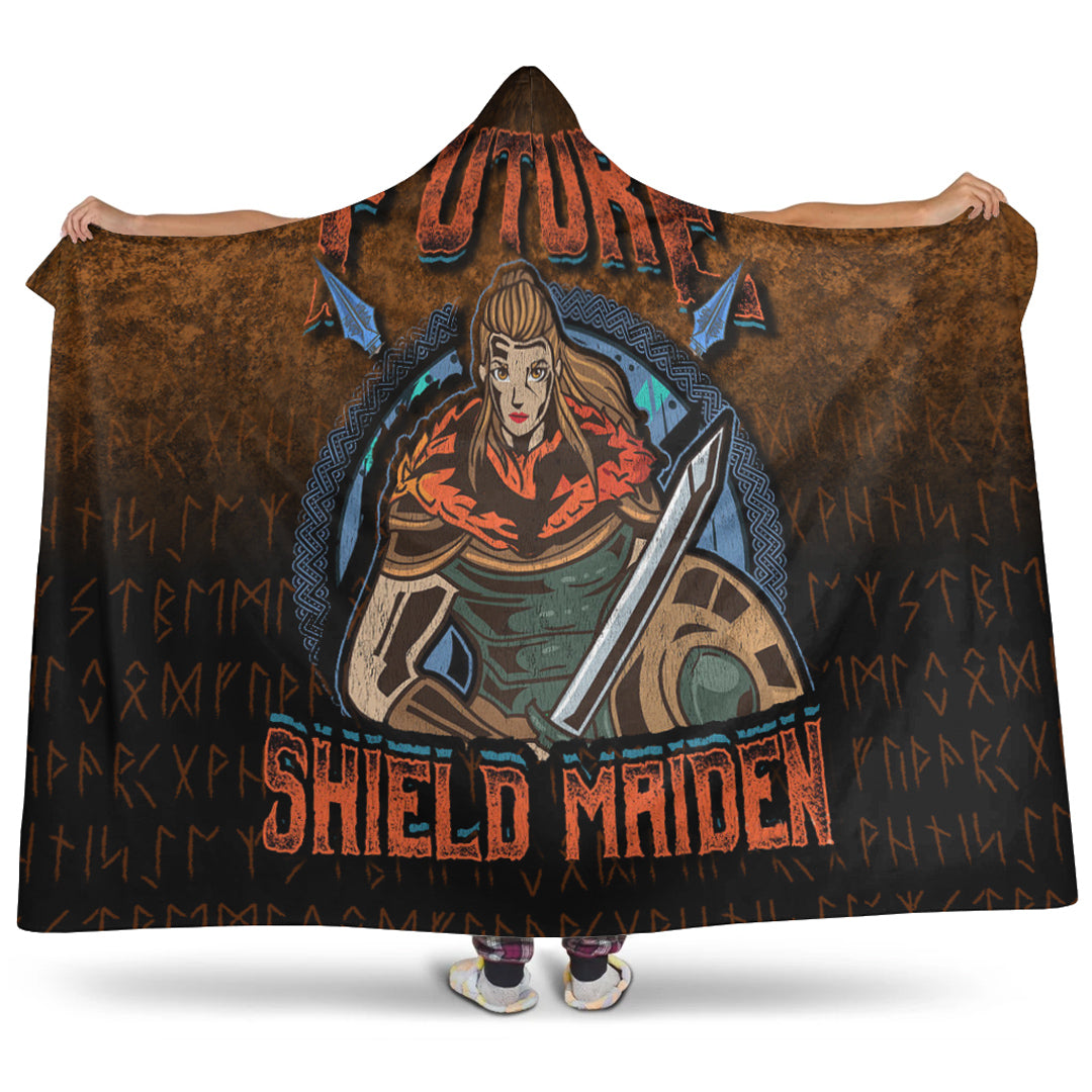 Viking Hooded Blanket, Future ShieldMaiden Hooded Blanket