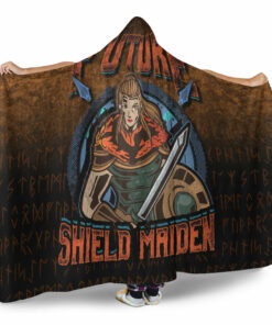Viking Hooded Blanket, Future ShieldMaiden Hooded Blanket