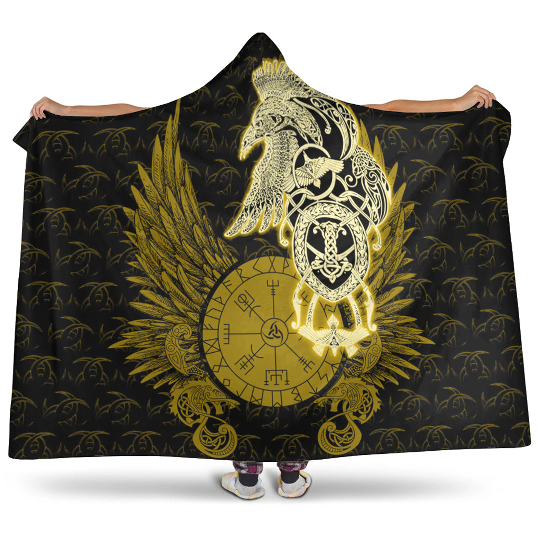 Viking Hooded Blanket Gifts for Boys Girls