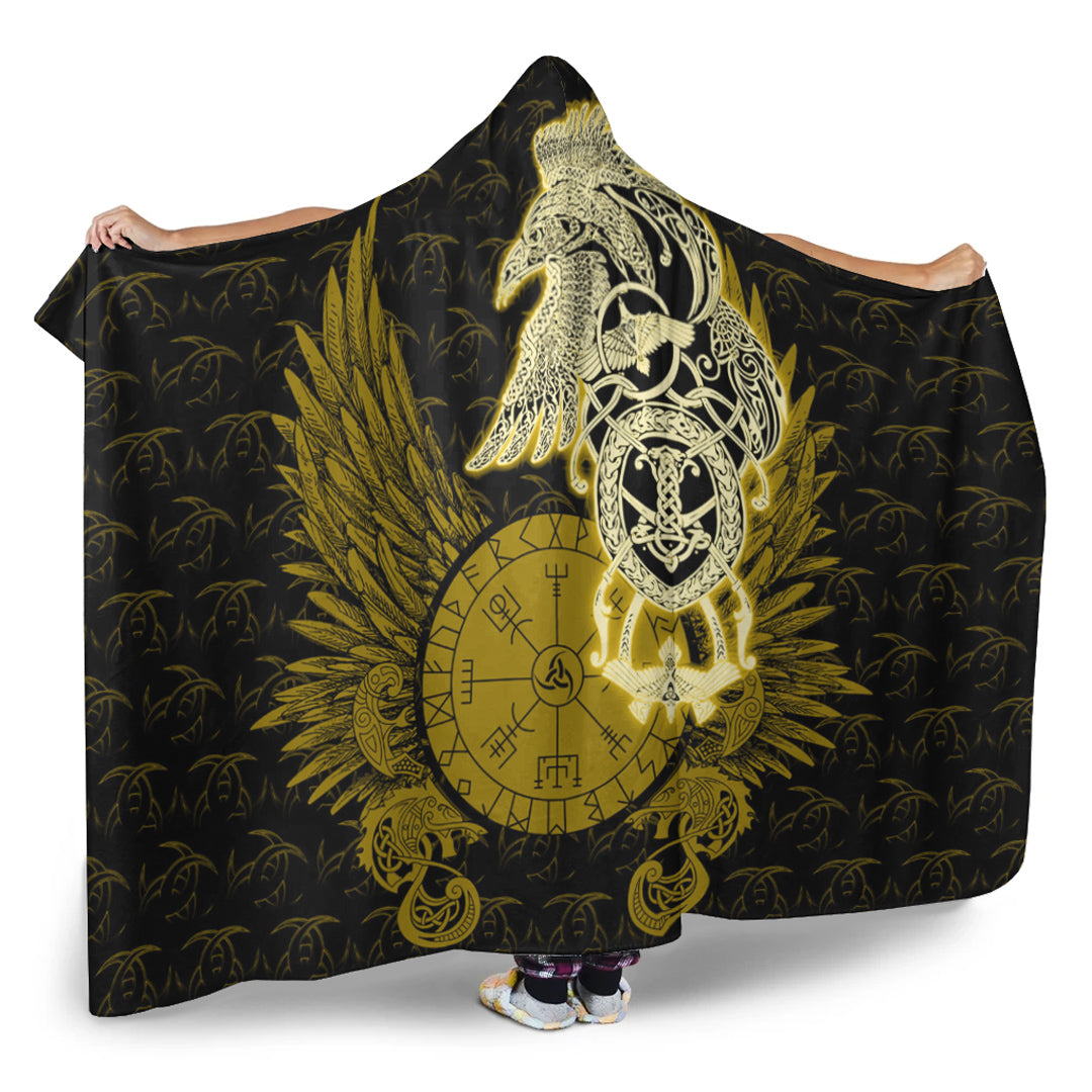 Viking Hooded Blanket Gifts for Boys Girls