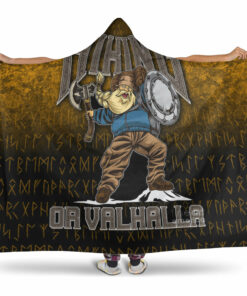 Viking Hooded Blanket, Hiking or Valhalla Hooded Blanket