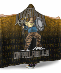Viking Hooded Blanket, Hiking or Valhalla Hooded Blanket