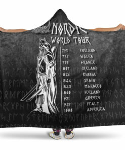 Viking Hooded Blanket, Nordic World Tour Hooded Blanket