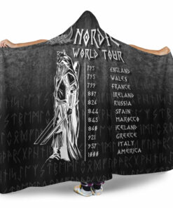 Viking Hooded Blanket, Nordic World Tour Hooded Blanket