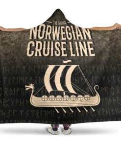 Viking Hooded Blanket, Norwegian Cruise Line Vikings Hooded Blanket