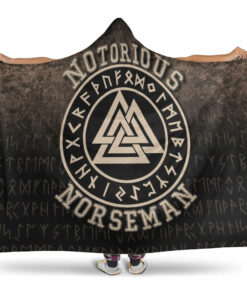Viking Hooded Blanket, Notorious Norseman Hooded Blanket