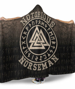 Viking Hooded Blanket, Notorious Norseman Hooded Blanket