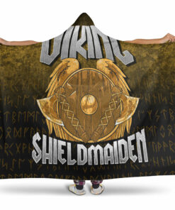Viking Hooded Blanket, ShieldMaiden Viking Hooded Blanket