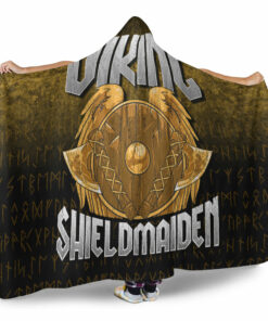 Viking Hooded Blanket, ShieldMaiden Viking Hooded Blanket