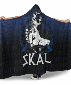 Viking Hooded Blanket, Skal Hooded Blanket