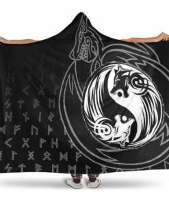 Viking Hooded Blanket, Skoll and Hati Hooded Blanket