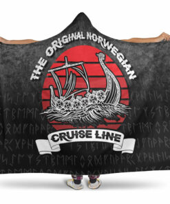 Viking Hooded Blanket, The Original Norwegian Cruise Line Hooded Blanket