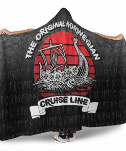 Viking Hooded Blanket, The Original Norwegian Cruise Line Hooded Blanket