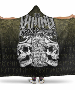 Viking Hooded Blanket, The Viking World Tour Hooded Blanket