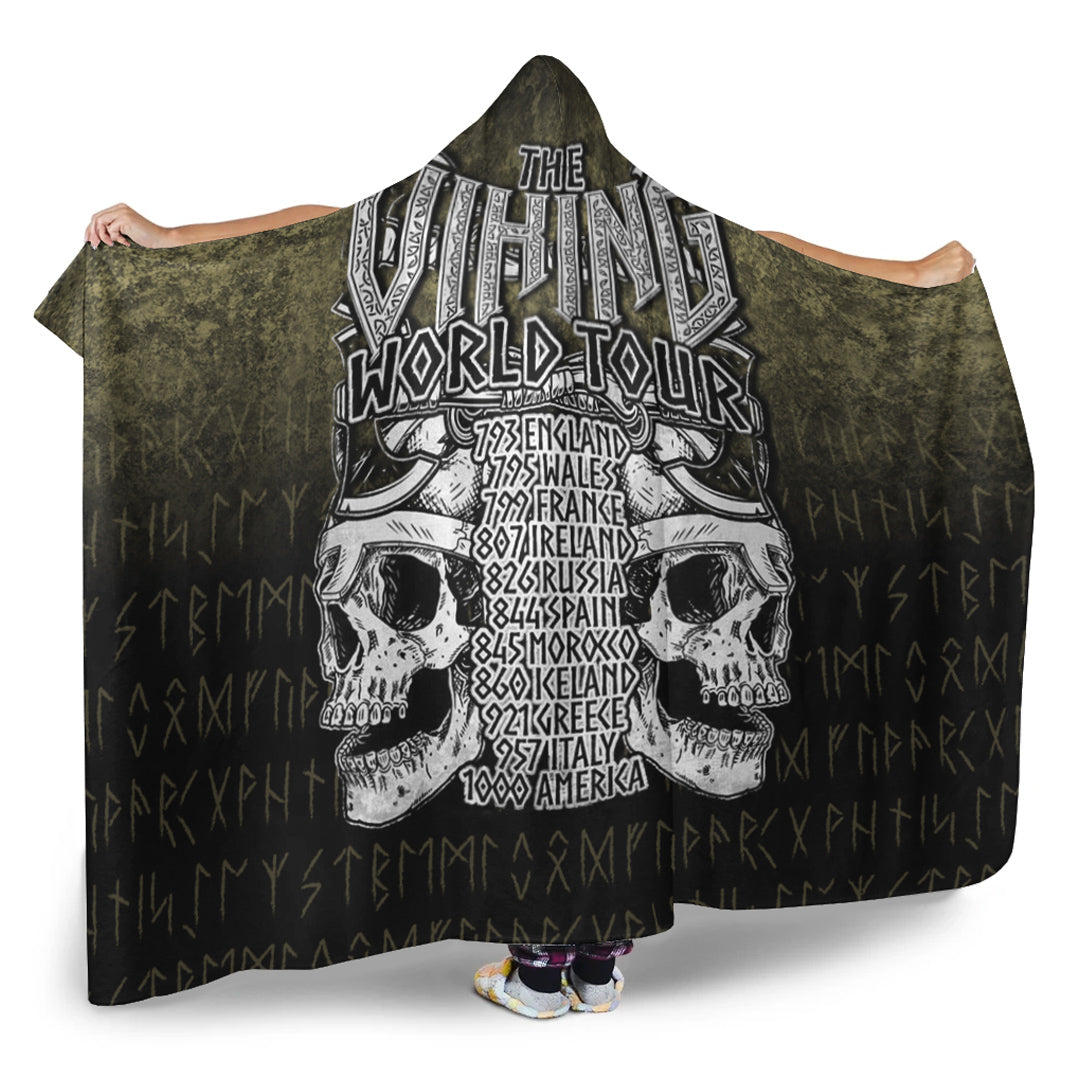 Viking Hooded Blanket, The Viking World Tour Hooded Blanket
