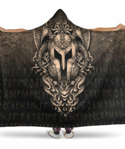 Viking Hooded Blanket, Thermor Of Viking, Gold Version Hooded Blanket