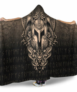 Viking Hooded Blanket, Thermor Of Viking, Gold Version Hooded Blanket