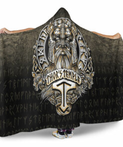 Viking Hooded Blanket, Thor's Temple Hooded Blanket