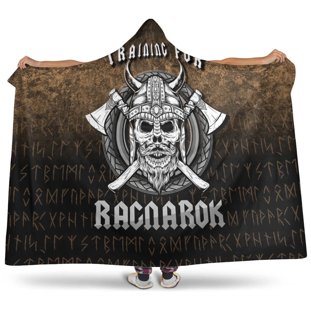 Viking Hooded Blanket, Training For Ragnarok Vikings Norse Hooded Blanket