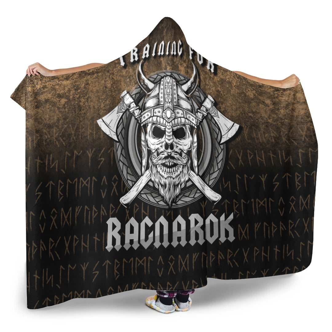 Viking Hooded Blanket, Training For Ragnarok Vikings Norse Hooded Blanket