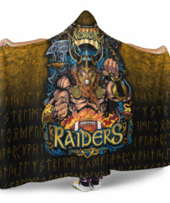 Viking Hooded Blanket, Viking Nordic Raiders Hooded Blanket