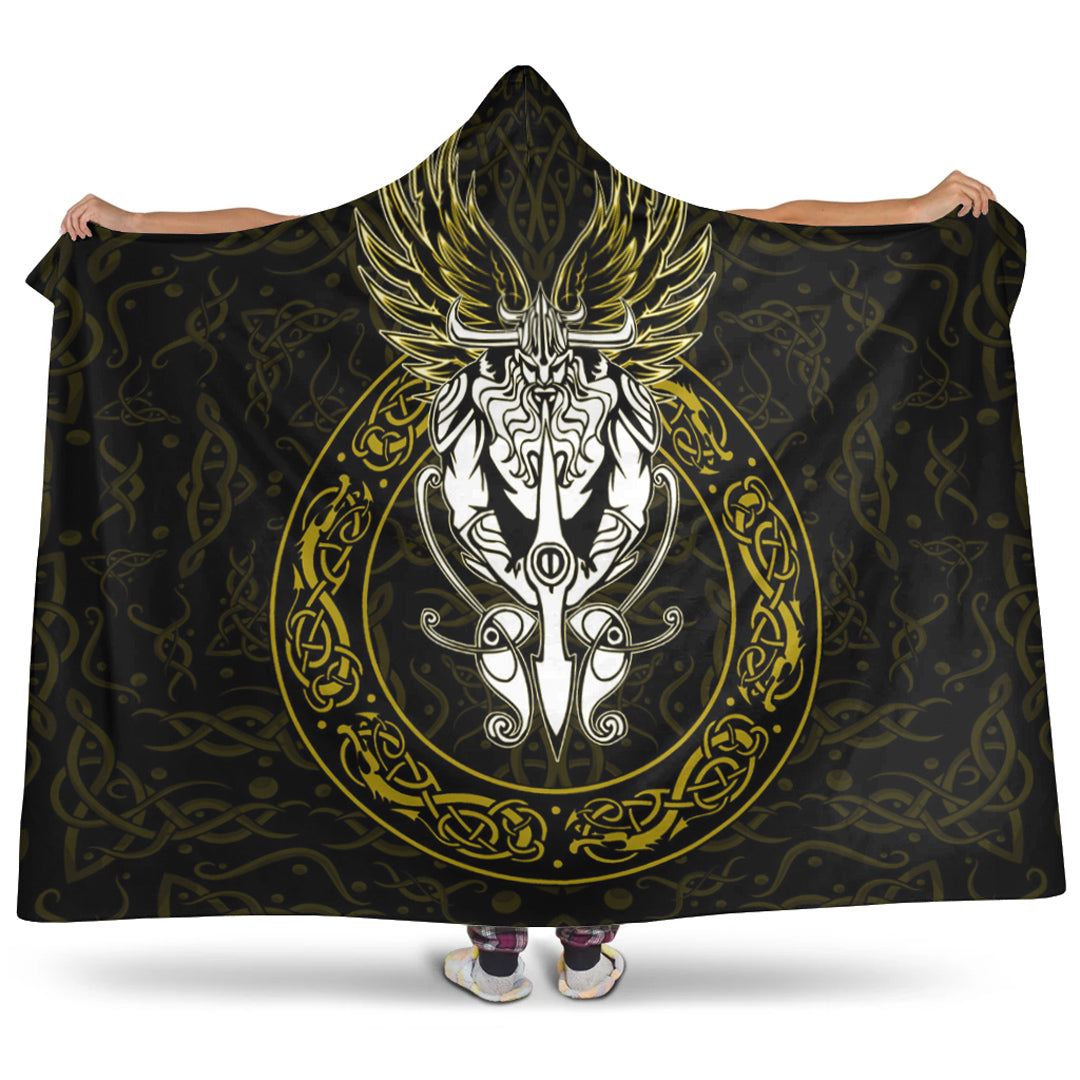 Viking Hooded Blanket, Viking Style Hooded Blanket