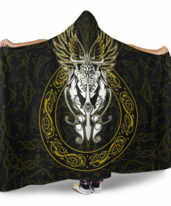 Viking Hooded Blanket, Viking Style Hooded Blanket