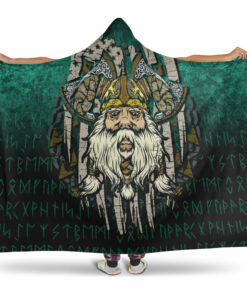 Viking Hooded Blanket, merica Odin Hooded Blanket