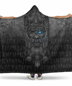Viking Odinllfather Insgard Special Version Hooded Blanket