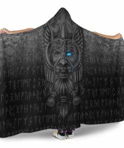 Viking Odinllfather Insgard Special Version Hooded Blanket
