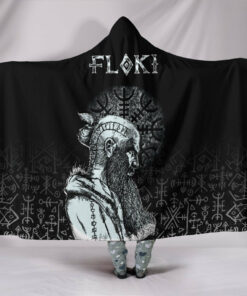 Viking Style Hooded Blanket, Floki