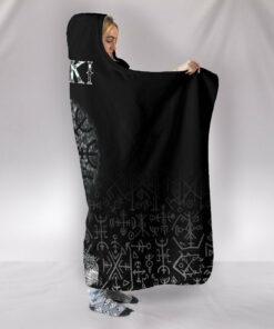 Viking Style Hooded Blanket, Floki